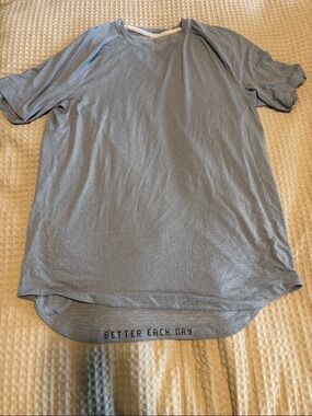 Men's Light Gray Performance Tee - 'Better Each Day'
